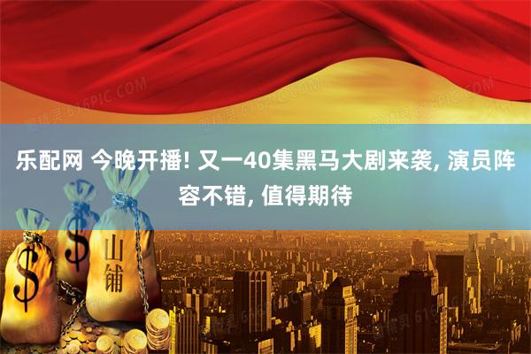乐配网 今晚开播! 又一40集黑马大剧来袭, 演员阵容不错, 值得期待