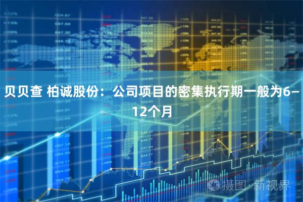 贝贝查 柏诚股份：公司项目的密集执行期一般为6—12个月